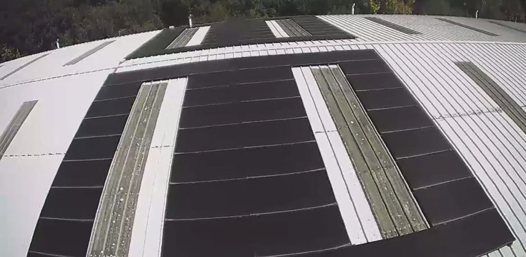 Solar Panel Powered IT Service Company